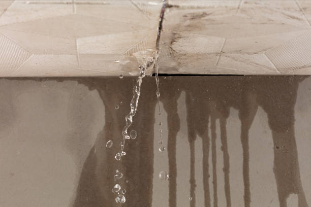 Professional Burst Pipe Cleanup technician working in East Dennis, MA